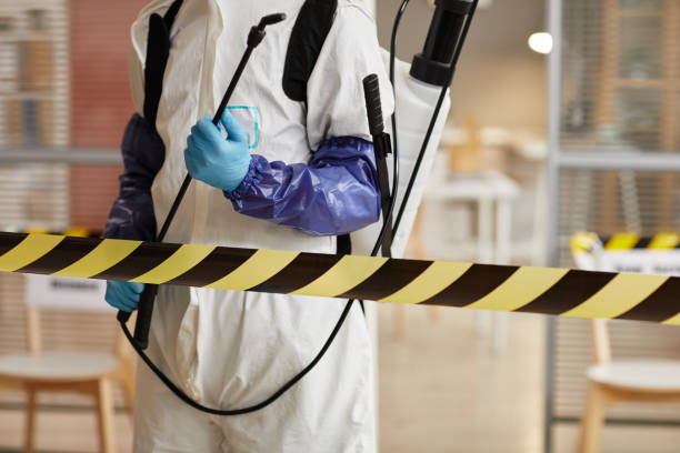 Professional Biohazard Cleanup technician working in Lynn, IN